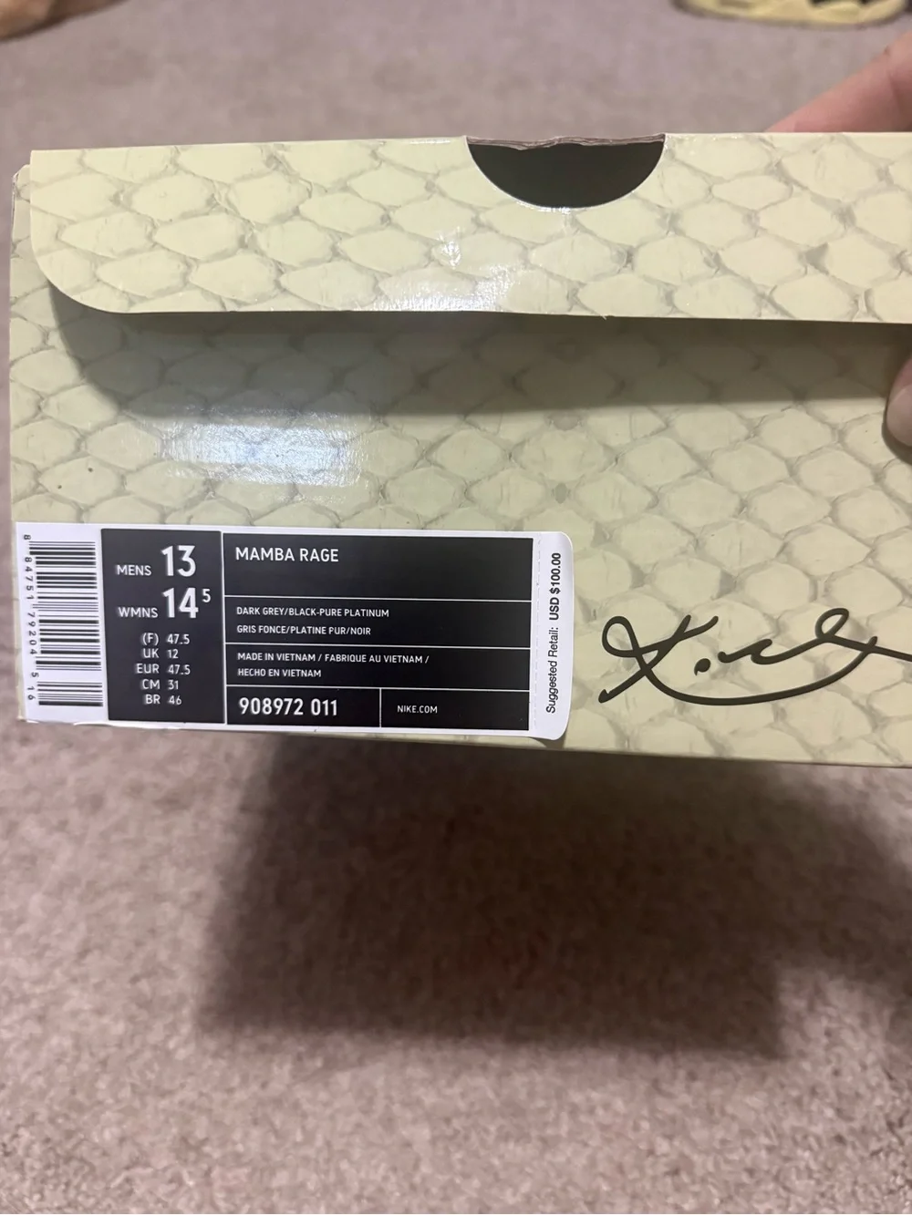 Mamba Rage Men’s basketball shoes